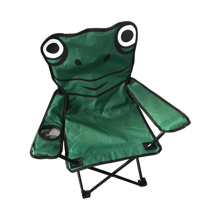 Portable Folding Beach Chair Cute Cartoon Animal Print with Backrest Children's Armchair Customized Children's Model