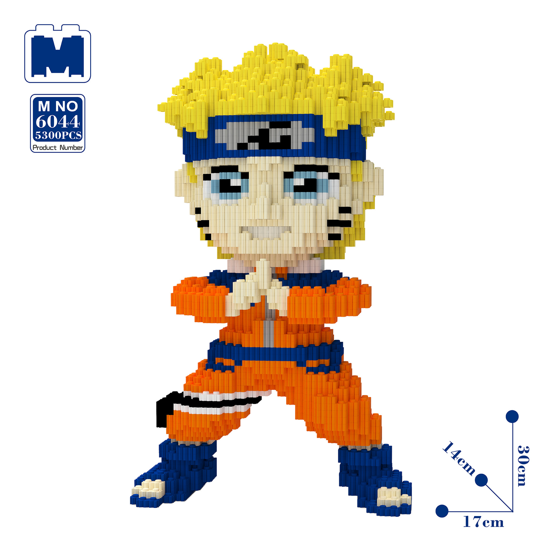 萌拼潮玩m6009松鼠串联早教益智拼装钻石大颗粒积木