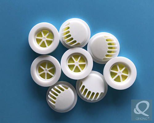 圆形呼吸阀口罩配件 防尘全新pp材质口罩kn95专用呼吸阀