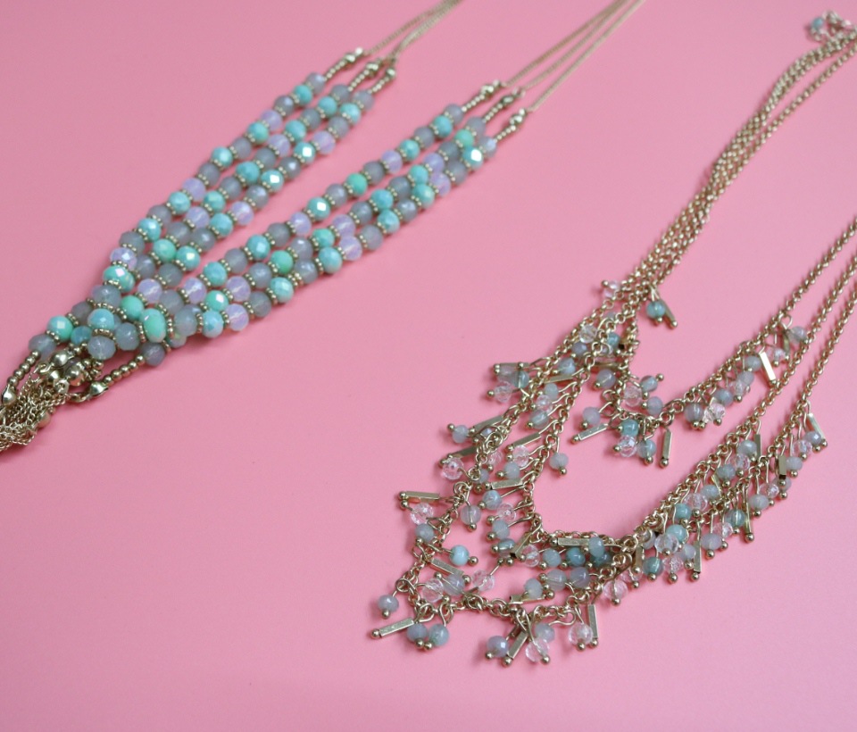 inc原单 串珠水晶项链 0.1kg