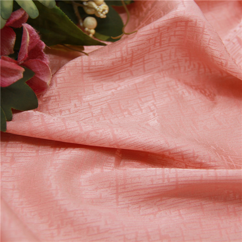暗纹提花面料 小细格仿真丝提花缎面 汉服舞台服大袖外衫裙装批发