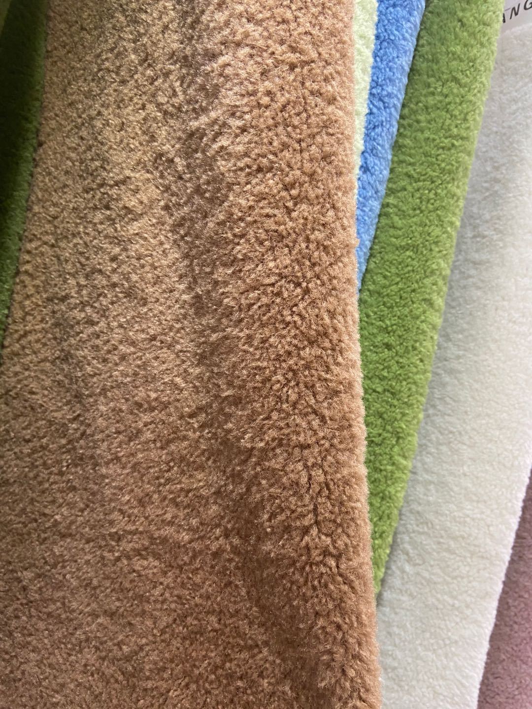 850g羊驼绒羊羔绒面料秋冬时装大衣毛呢面料玩具上衣布料26色现货