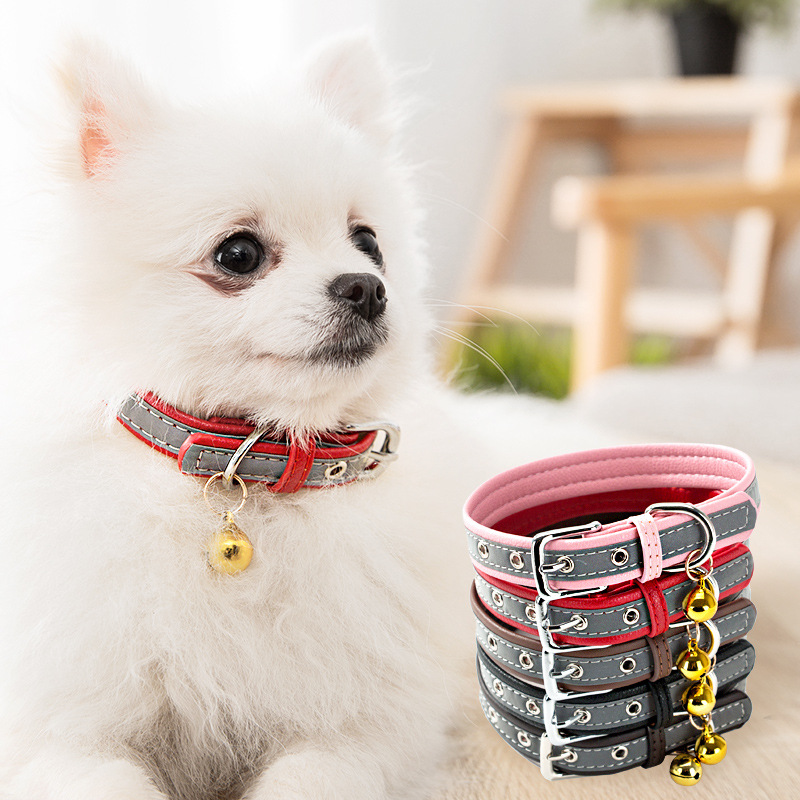 小狗狗铃铛小型犬泰迪幼犬颈圈狗狗用品猫咪项圈宠物金毛脖圈防咬