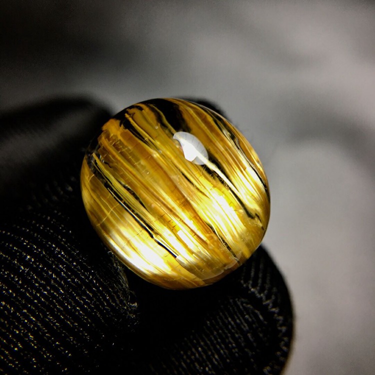 丹利水晶 钛晶/发晶雕刻吊坠钛晶花水滴形状吊坠钛晶桶珠形状吊坠