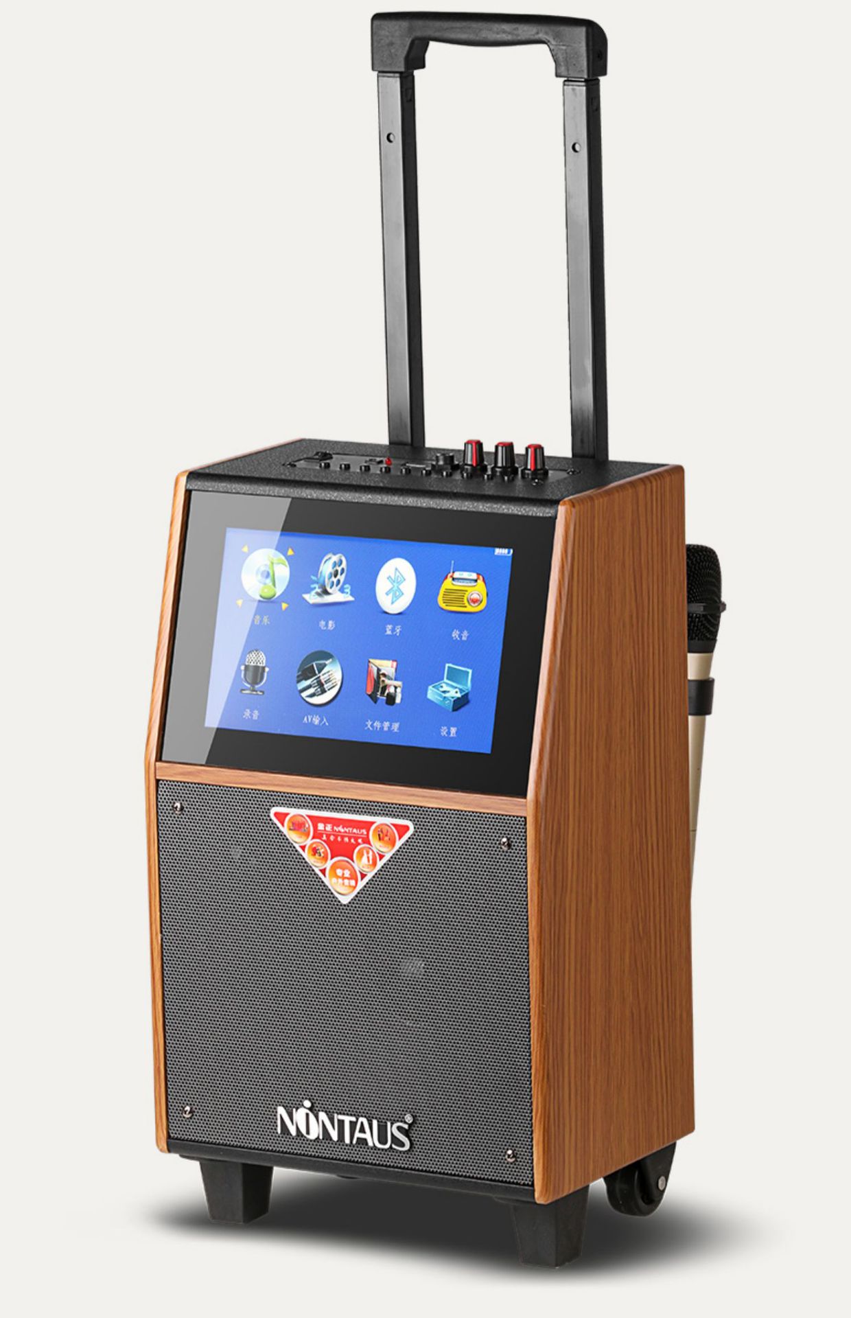 金正v72广场舞音响带显示屏幕大屏拉杆户外家用k歌视频播放器唱歌