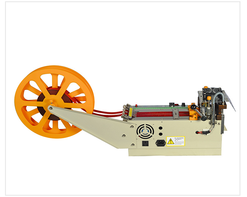 螺纹袖口罗口带电脑裁切机 尼龙织带冷热切带机 无纺布裁切机