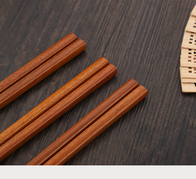 家用南美坤甸木筷便携筷子饭馆筷礼品筷家用酒店餐具坤甸木批发