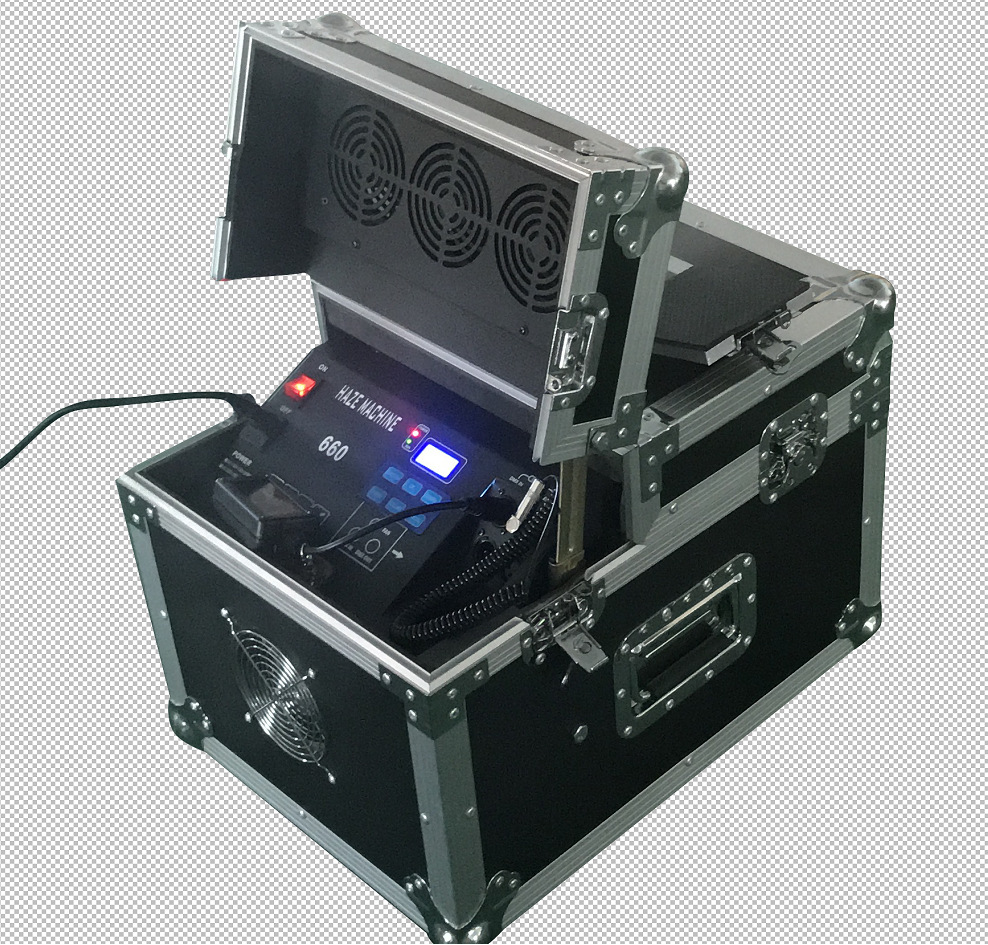 600w双雾机舞台特效dmx512薄雾烟机hazer machine婚庆演出ktv烟机