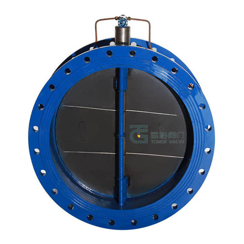 球墨铸铁不锈钢 碟形法兰 微阻缓冲缓闭蝶式止回阀 消声