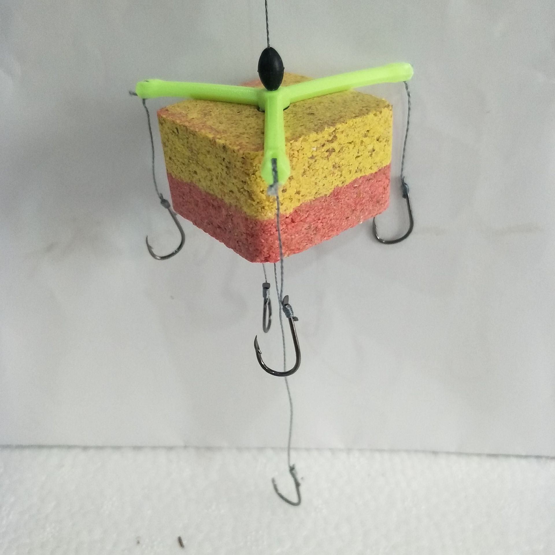 改良翻板钩底钓浮钓两用翻板钩盘钩防缠绕爆炸钩糠饼板钩套装翻版