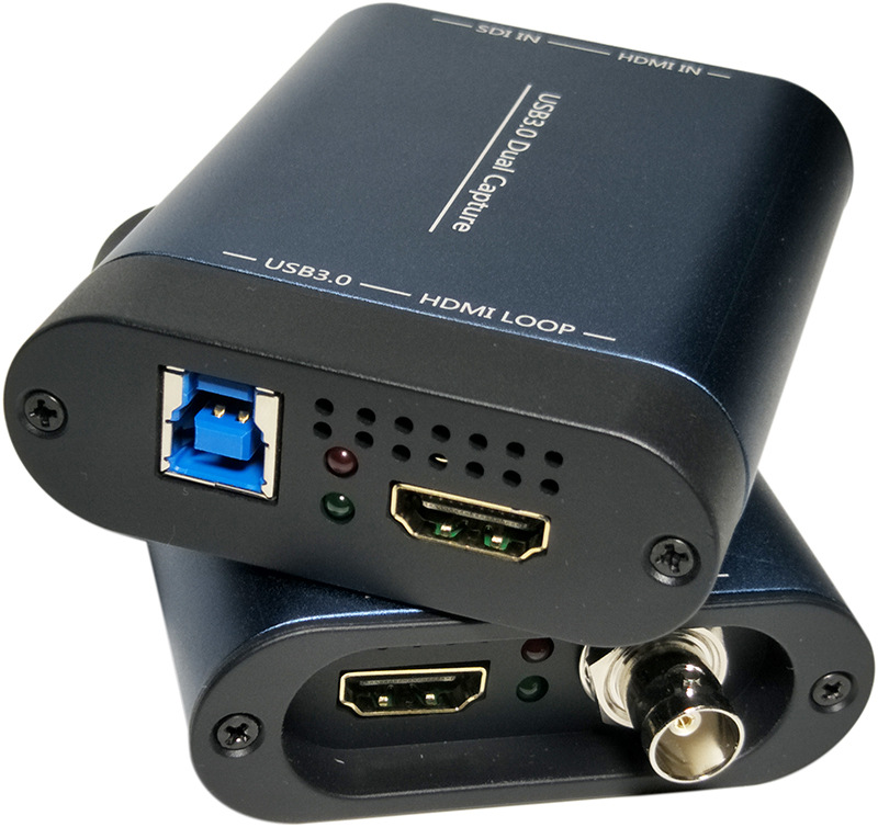 0 sdi&hdmi双路视频采集卡usb免驱动便携式 采集卡