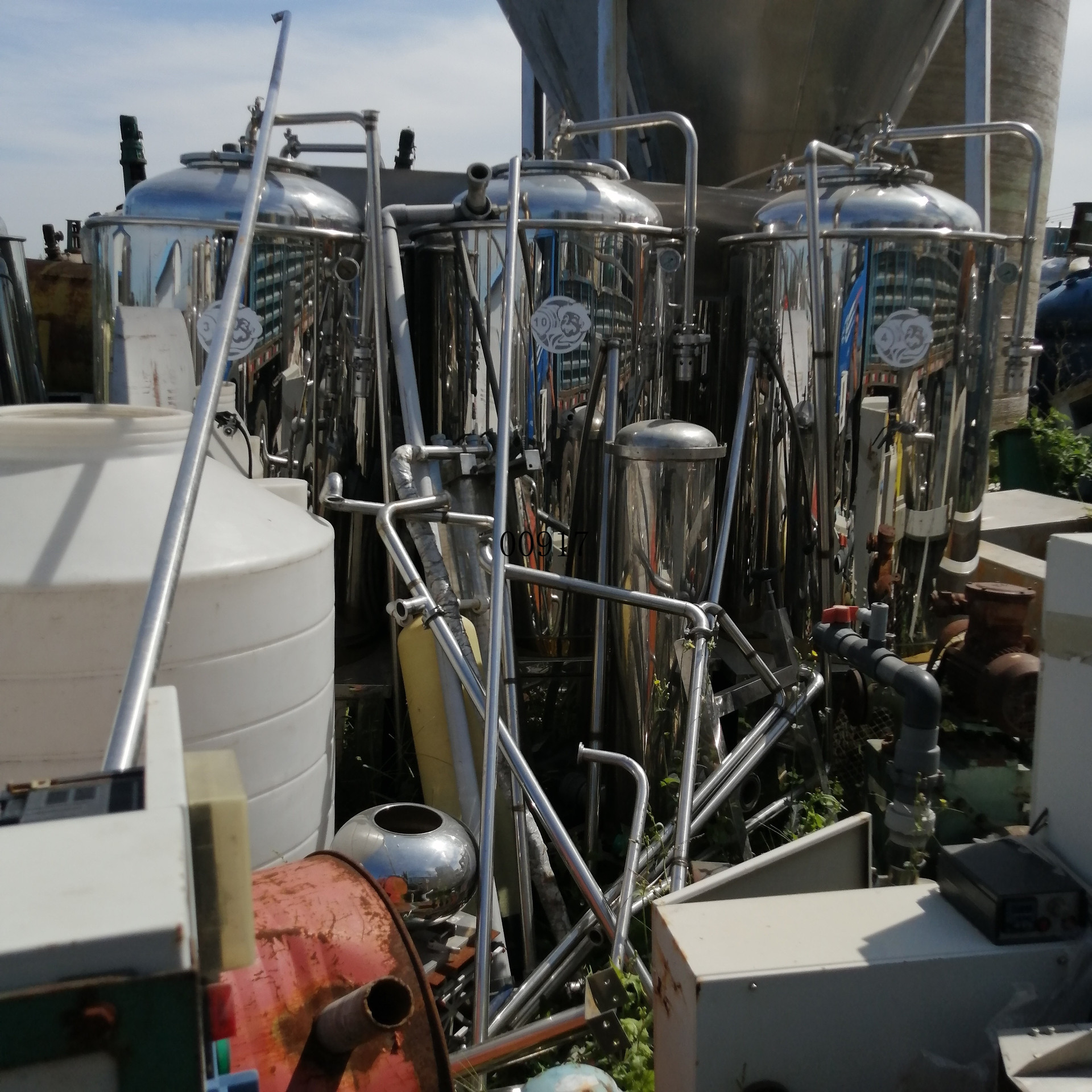 二手啤酒储存罐发酵罐啤酒糖化罐啤酒发酵设备糖化设备自酿啤酒罐