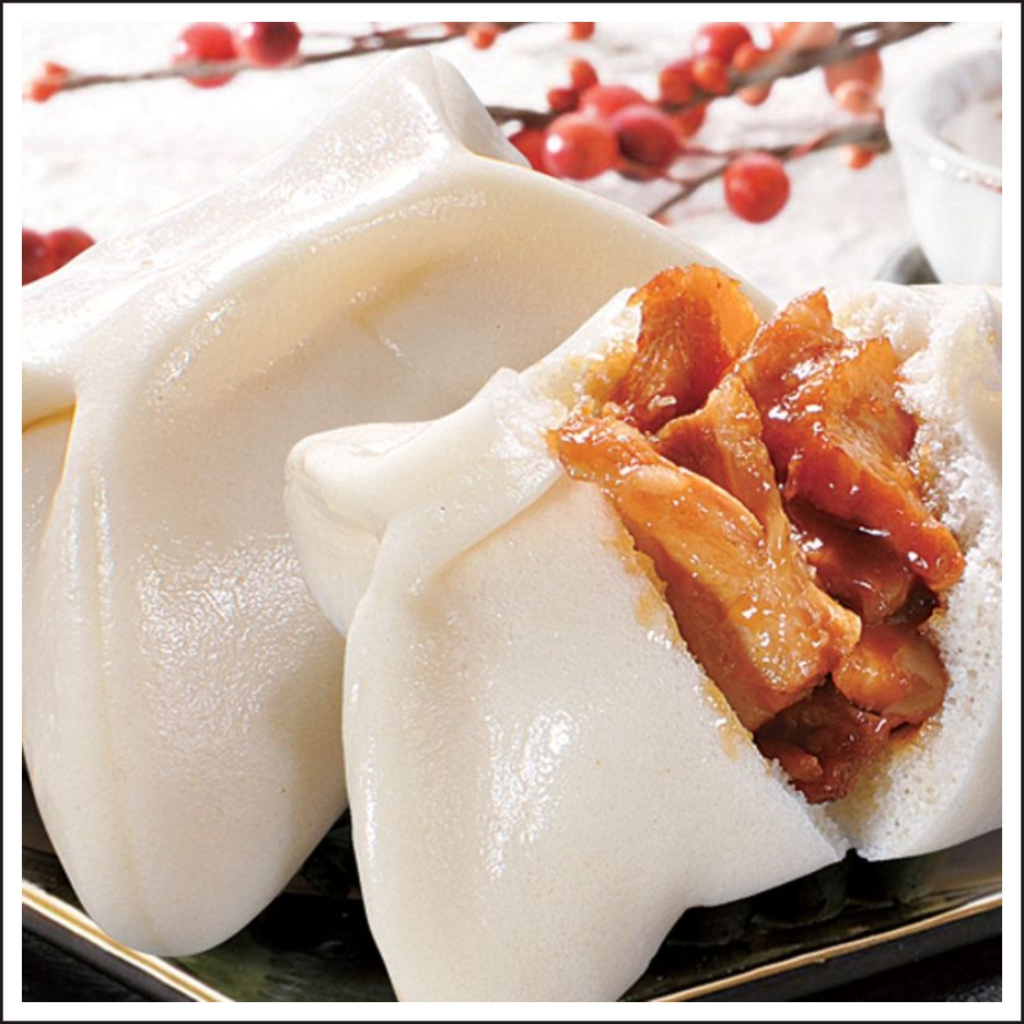 食行者粤式早茶点心速冻半成品四方港味叉烧包 350g*12包整箱商用