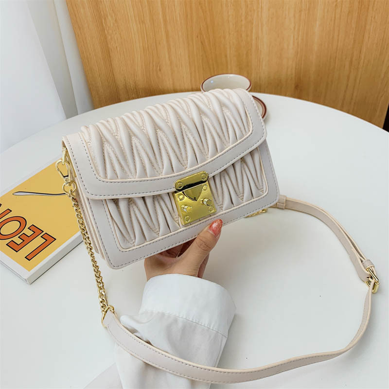 Internet Celebrity MiuMiu Bag Trendy Korean Women Bag 2020 Summer New All-Match Shoulder Messenger Bag Fashion Chain Small Square Bag