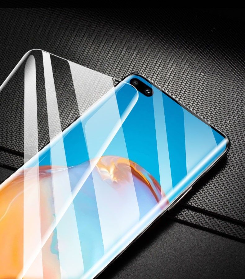 适用华为p40pro钢化膜uv全屏华为p40pro 钢化膜抗蓝光防窥手机膜