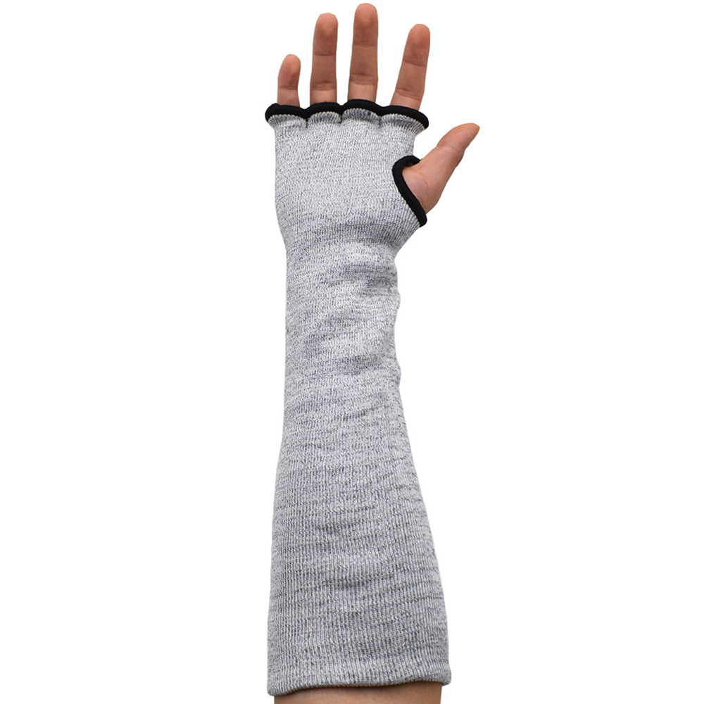 新款五指开口厨房防护pe5级防切割护臂园艺花园除草防割伤袖套