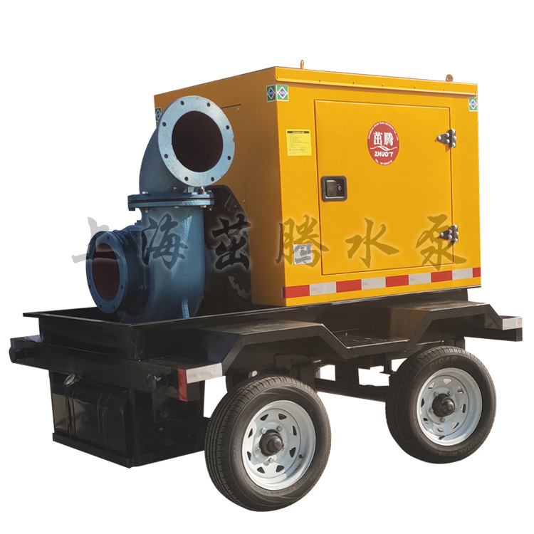 10寸500立方柴油机混流泵 农田灌溉抗旱大流量低扬程抽水设备