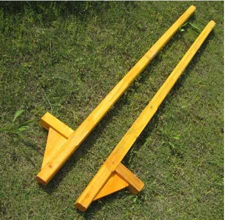 高跷儿童小学生木头踩高跷高跷成人实木幼儿园长柄高脚马木质高跷