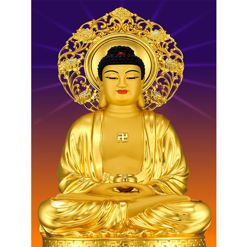 钻石十字绣大如来金身 5d钻石画满钻外贸爆款定制厂家批发可定制