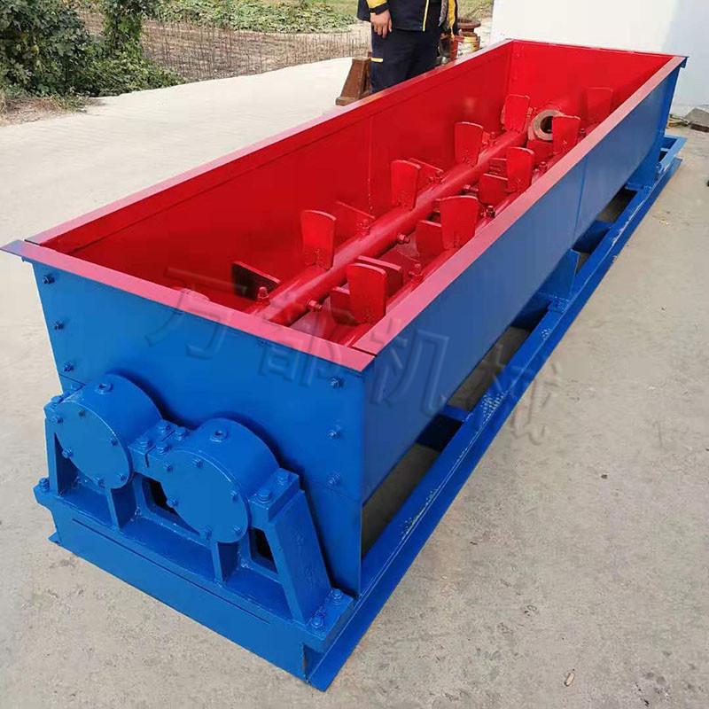 卧式干粉砂浆搅拌机 加厚双螺旋搅拌机 煤粉混料双轴加湿搅拌机