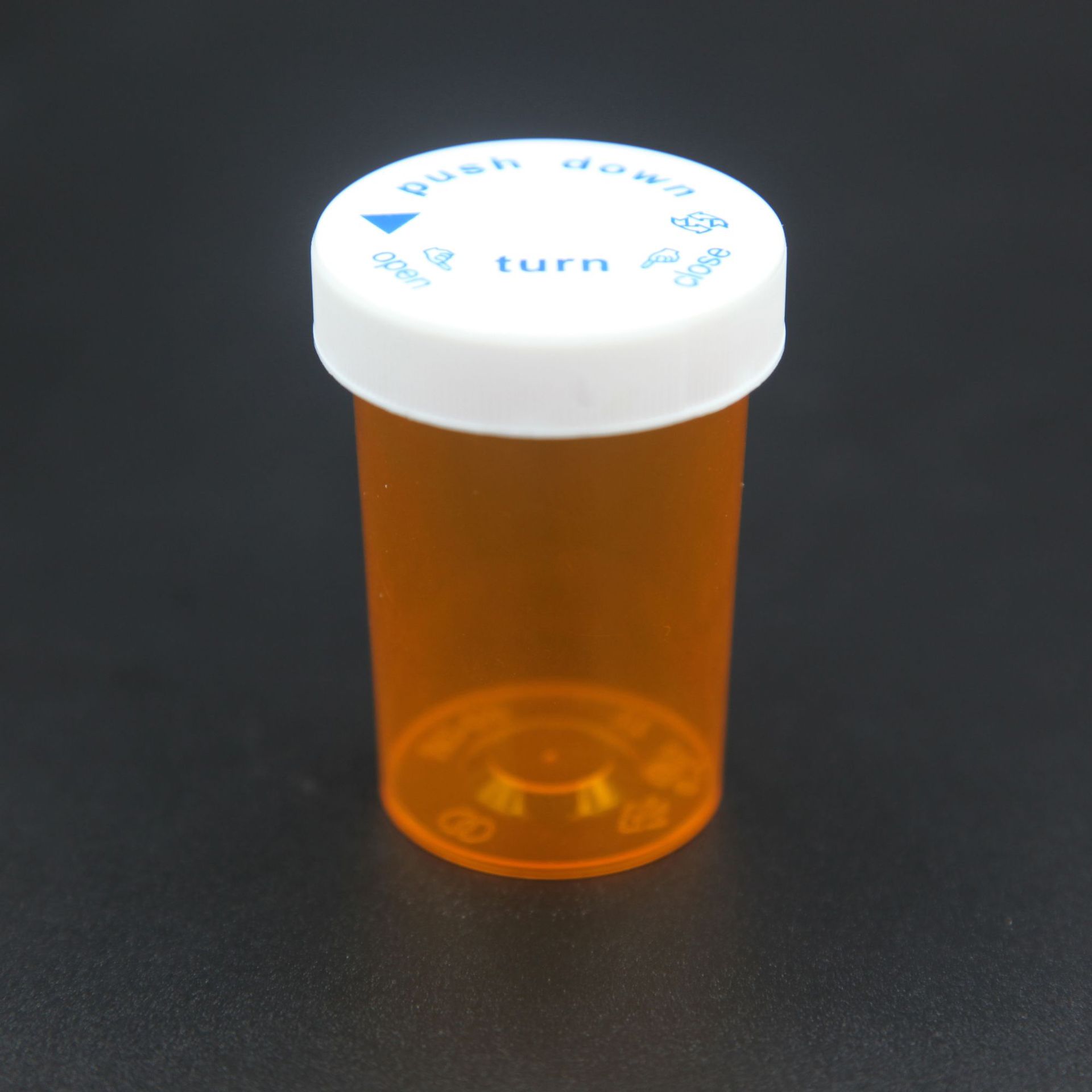 40ml 20dr 儿童防误食安全塑料瓶 食品级pp小药瓶 分装塑料瓶