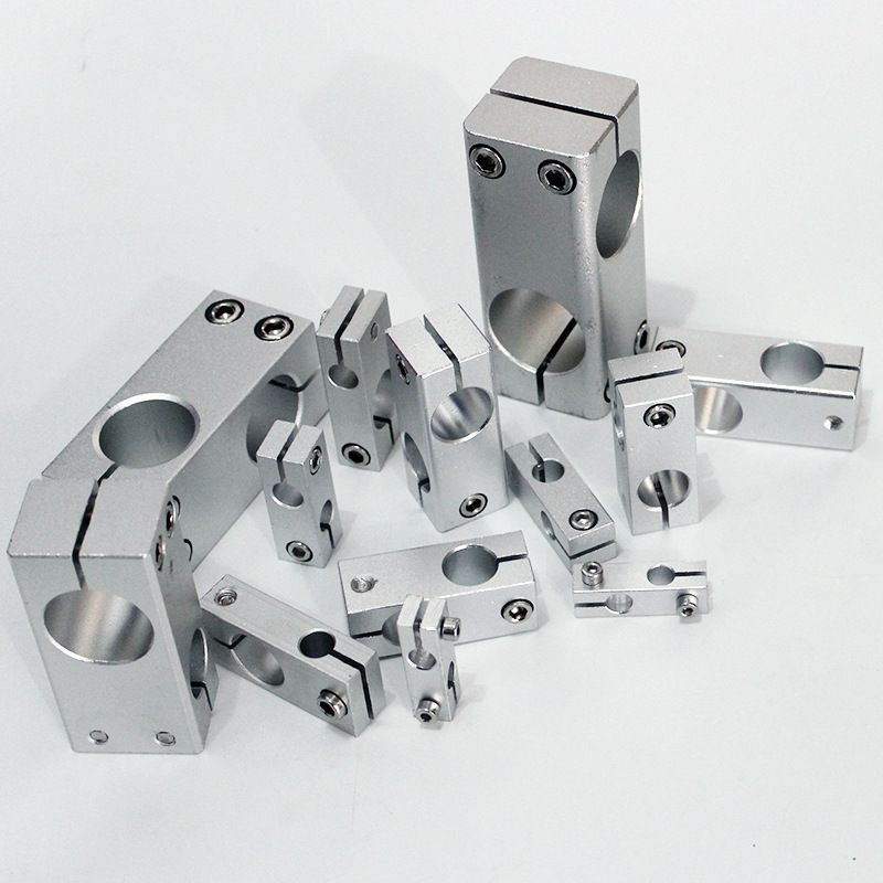 铝合金十字夹固定夹支柱导杆固定夹双孔十字交叉连接件十字连接件