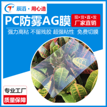 定制批发PC防雾AG膜 防眩目AG高透光率 PC聚碳酸酯薄膜