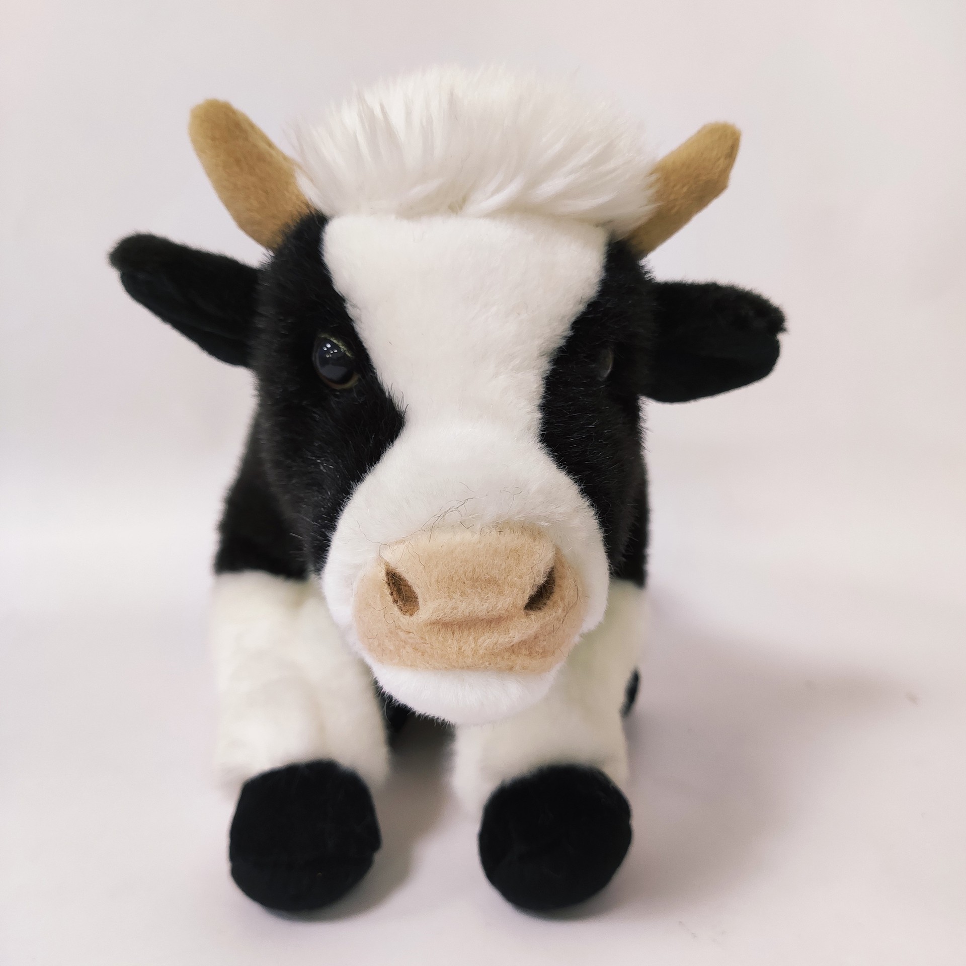 2021年仿真奶牛毛绒玩具小牛玩偶布娃娃公仔厂家来图来样定制抱枕