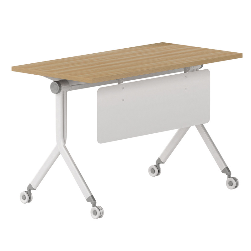 学校智慧教室可移动拼接折叠桌大学教室课桌折叠培训桌