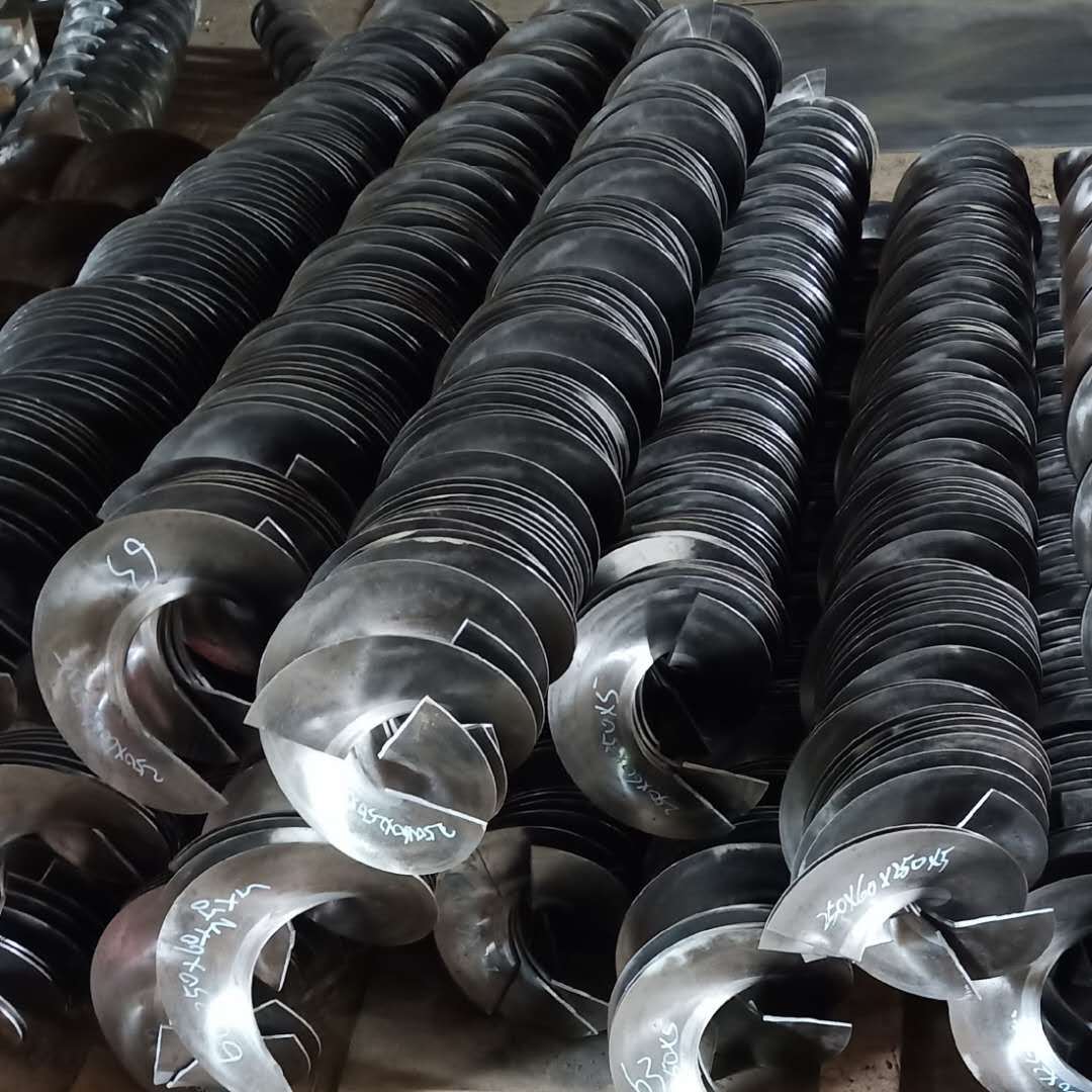 不锈钢绞龙 碳钢螺旋叶片 输送机绞龙片 绞叶锰钢耐磨叶片 可定做