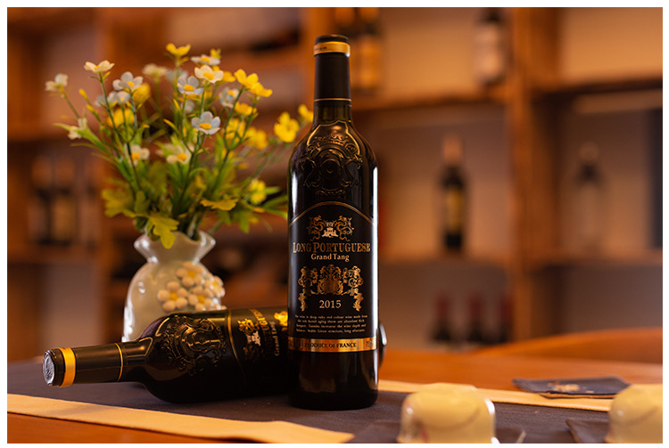 厂家直供红酒 龙堡窖藏干红葡萄酒 婚宴送礼原装红酒