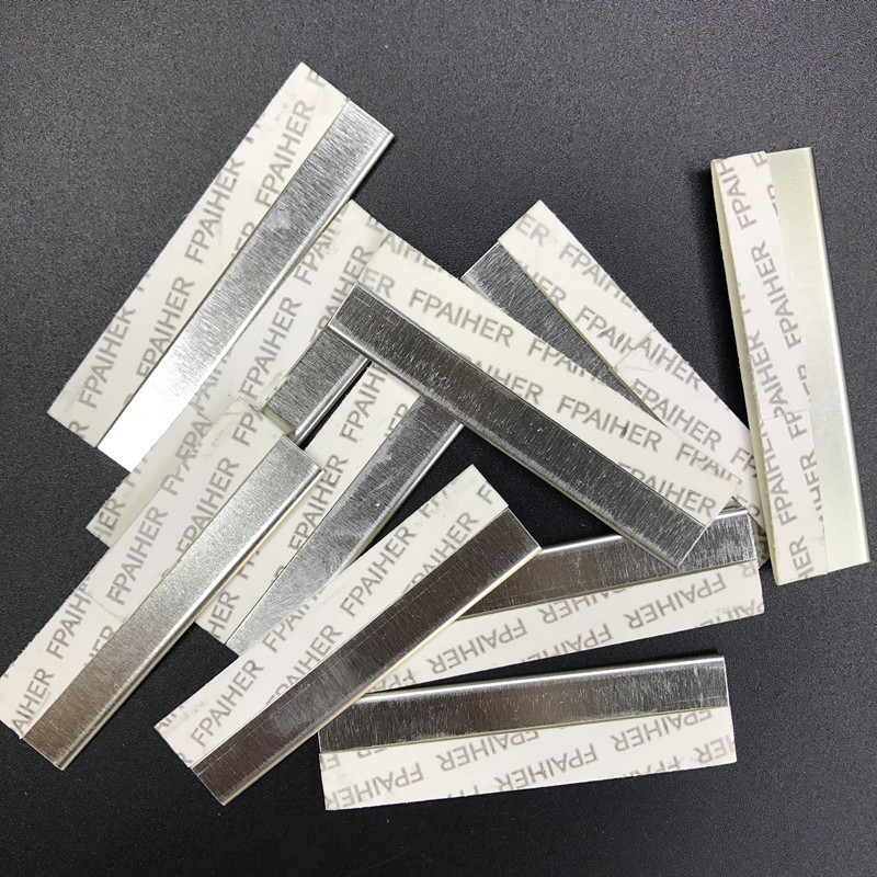 美容院修眉刀片化妆师剃眉刮毛刀片不锈钢单面刀片批发10片装