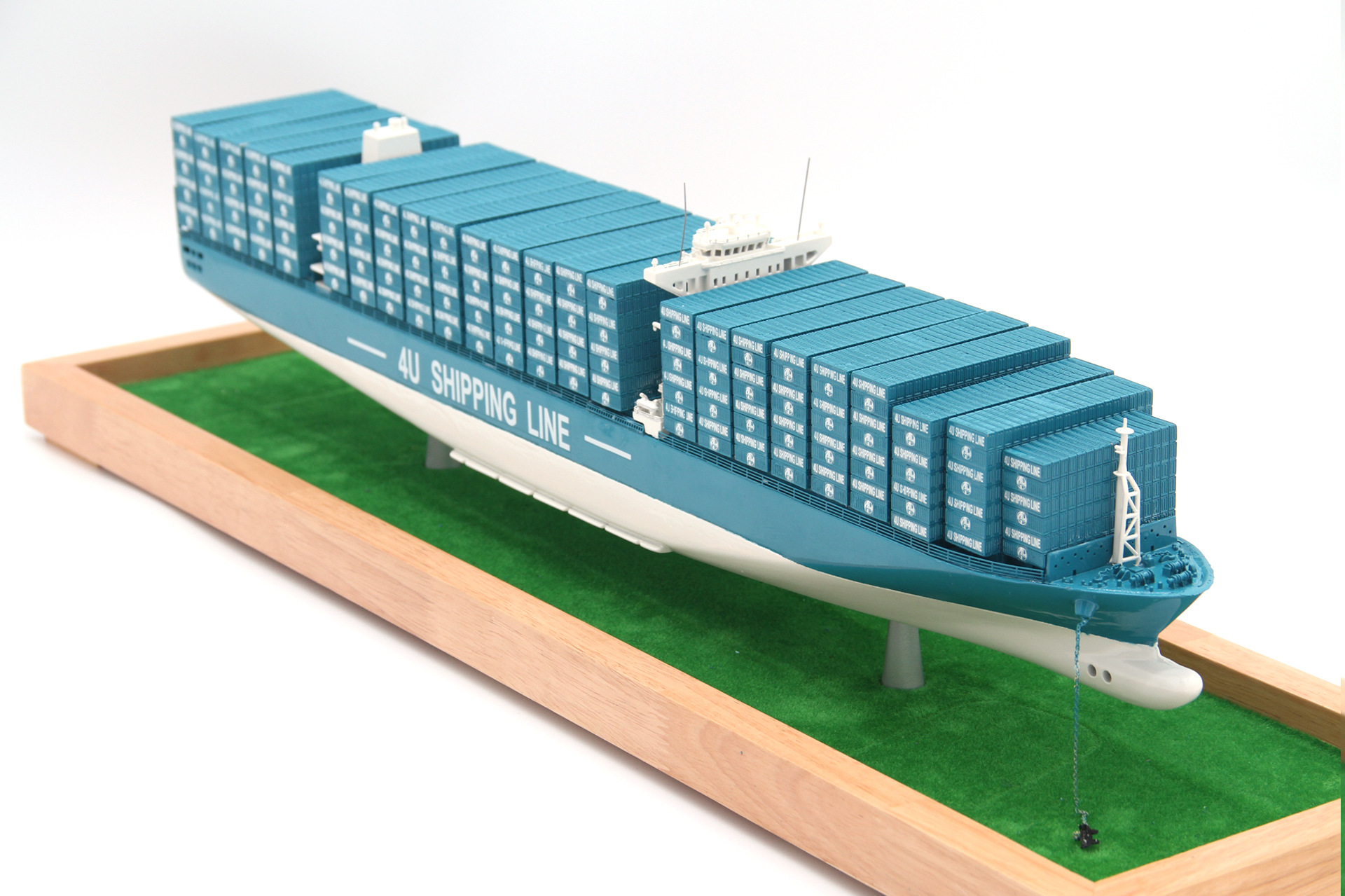 集装箱船模型制作|35cm铁行渣华集装箱船模型制作|货柜船模型