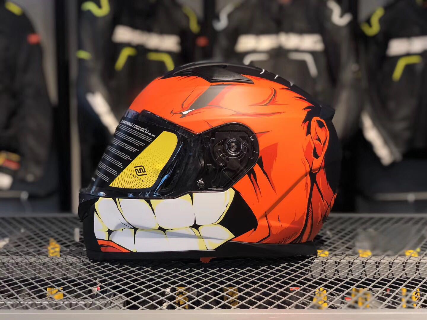 faseed头盔男摩托车双镜片全盔 机车个性女士赛车个性酷全覆式817