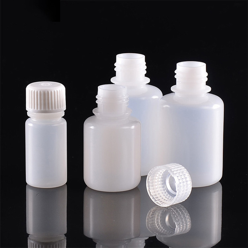 15ml 30ml 50ml hdpe 窄口 小口 白色塑料实验室试剂瓶 样品瓶