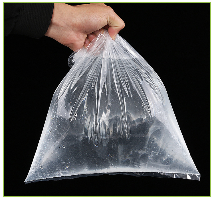 现货批发pe高压平口包装袋透明高压软塑料袋pe不干胶袋可定制