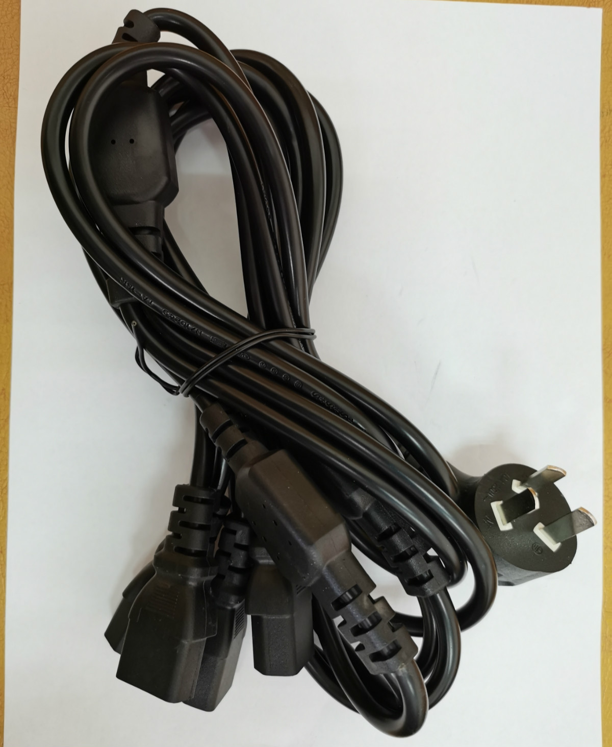 低价国标美规欧式一拖二/一分多显示电源线 ac电源线 厂家直销