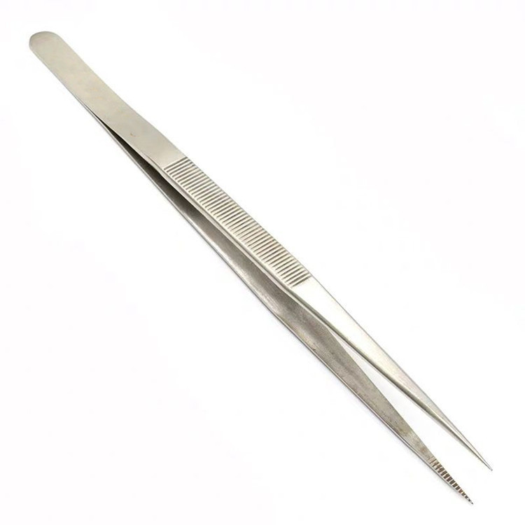 卫特斯zb-1手机维修指纹飞线镊子细尖镊子加长加硬可显微镜用16cm
