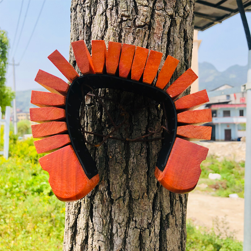 专业奥尔夫打击乐器 小号木枕 椿木原木方梆子 幼儿园敲击乐玩具