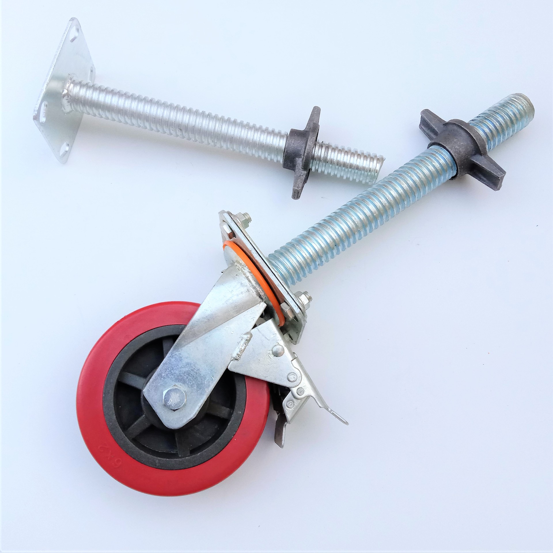 脚轮万向轮脚手架轮调节轮丝杆轮升降轮鹰架轮全球轮工业轮