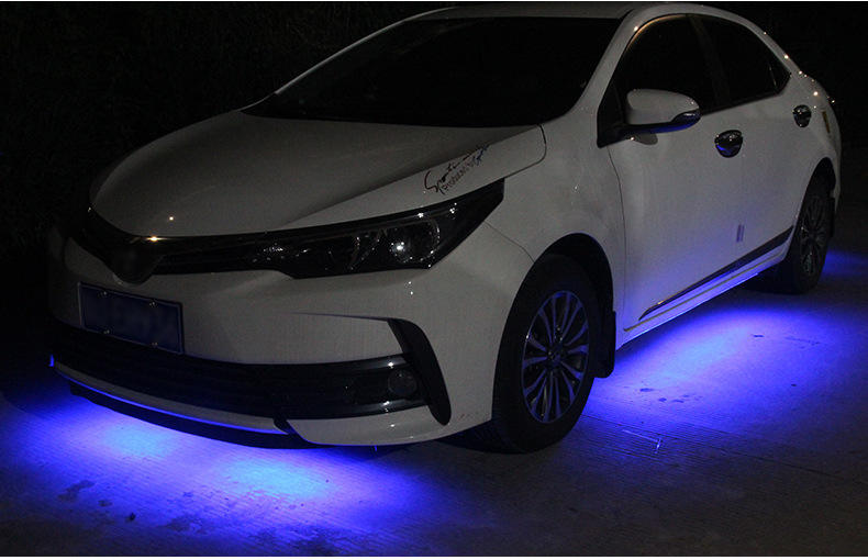 汽车底盘灯60*90cm七彩无线遥控音乐节奏灯声控氛围灯车底灯 防水