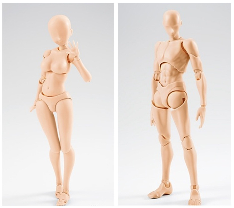 shf素体手办dx版美术漫画绘画工具人体素描关节可动人偶模型摆件