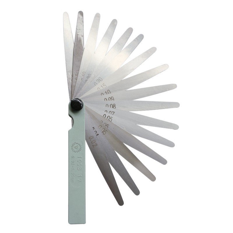 晶花牌塞尺间隙尺厚薄规100 150 200 300 14片 17片 厚度测量工具