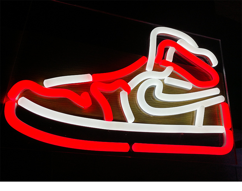 柔性霓虹灯发光字 七彩绚丽酒吧ktv广告字定做 网红创意led广告牌