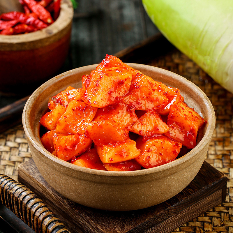 【郝家记】辣萝卜 即食冷藏乳酸菌发酵泡菜下饭菜1kg酸辣萝卜块