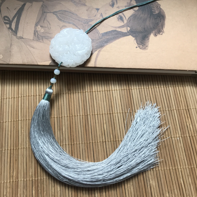 古风汉服龙凤呈祥玉佩流苏腰佩吊坠禁步挂件玉坠旗袍压襟挂饰批发