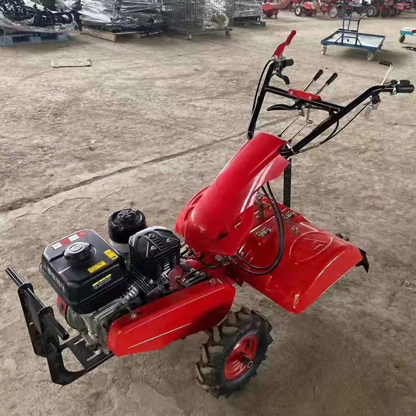柴油微耕机 山东产四驱12马力手扶微耕机