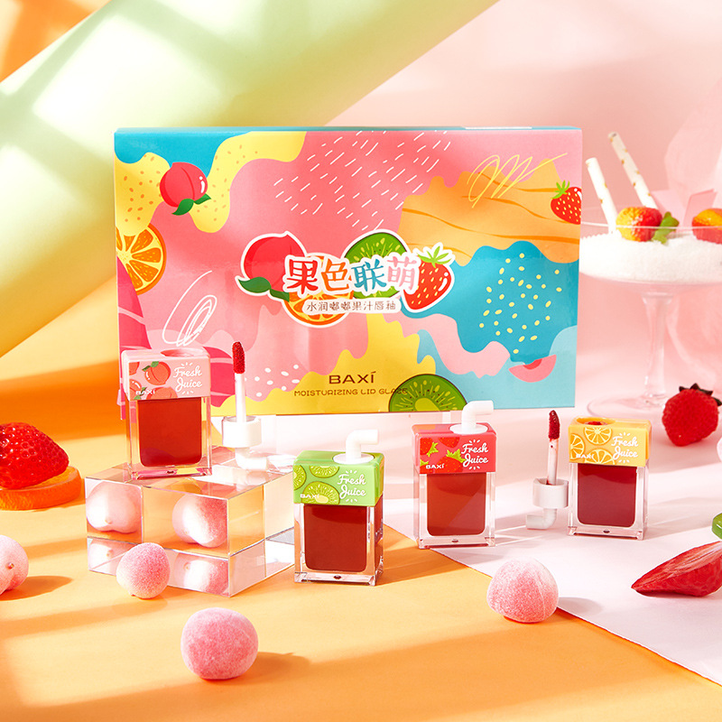 水润嘟嘟果汁唇釉滋润保湿不易脱妆唇彩烂番茄草莓红直播
