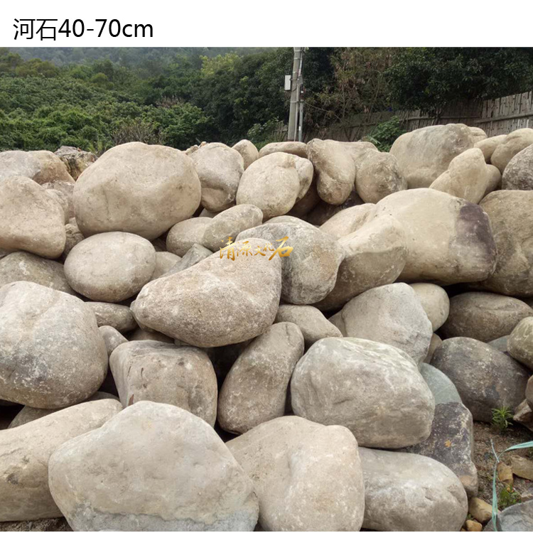 福建泉州批发各规格河石4-6,5-8,6-10,5-15公分河卵石 鹅卵石