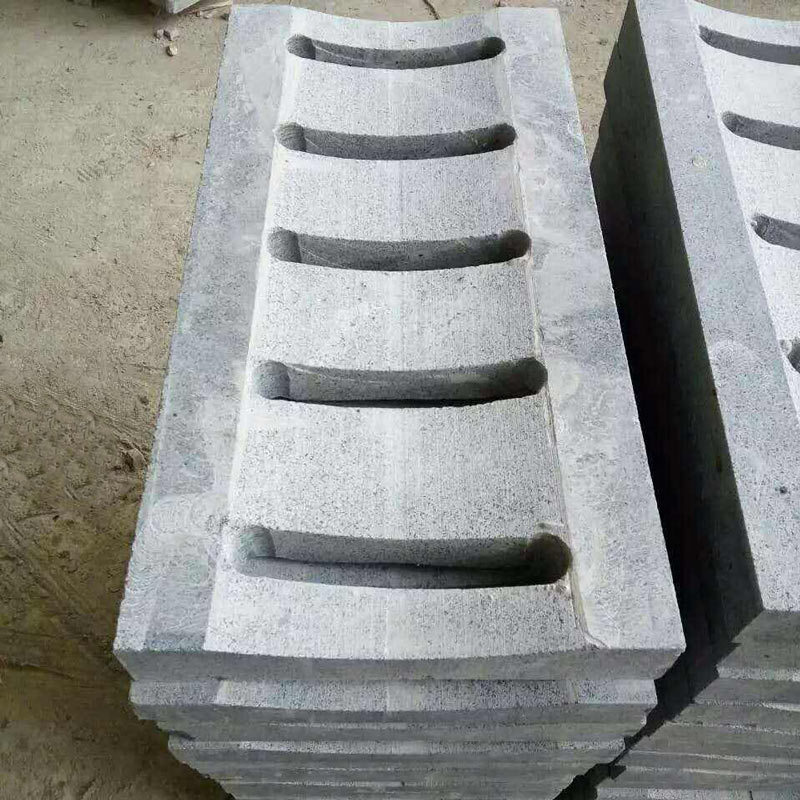 花岗岩浅灰色水篦子 沟盖板雨水石漏水石落水石板排水盖板 五莲花